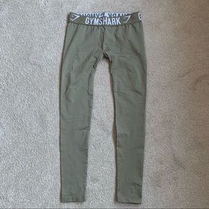 Gymshark leggings olive green small